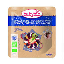Babybio Bag Beetroot Tomato Goat Bulgur 190 g